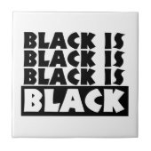 Schwarz Fliese (Vorderseite)