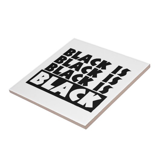 Schwarz Fliese (Seite)