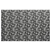 Schwarz Floral Paisley Muster Design Textil Stoff (Fat Quarter (45,7 x 55,9 cm))