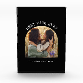 Schwarz-Foto-Typografie Fotoblock