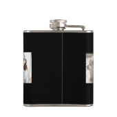 Schwarz Frohe Weihnachten Bester Vater je Foto Col Flachmann (Rückseite)