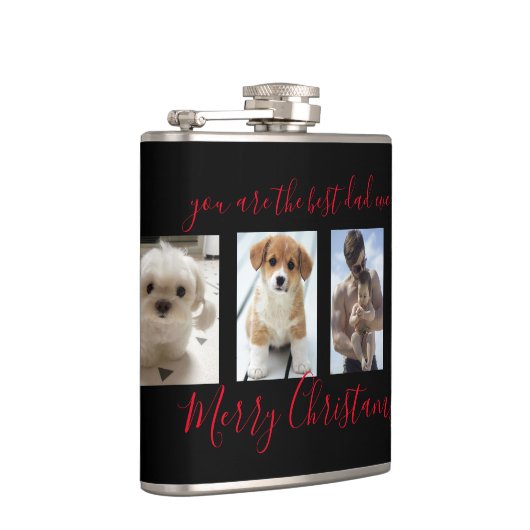 Schwarz Frohe Weihnachten Bester Vater je Foto Col Flachmann (Rechts)