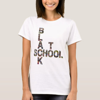Schwarz für Schülerinnen und Schüler T-Shirt