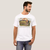 Schwarz-füßiges Frettchen T-Shirt (Vorne ganz)
