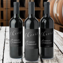 Schwarz-Gastgeschenk Hochzeit