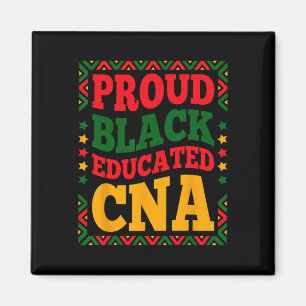 Schwarz Gebildetes Cna Juneteenth Schwarzgeschicht Magnet