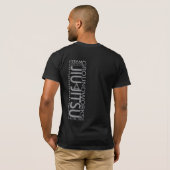 Schwarz-geeigneter Baut. T T-Shirt (Schwarz voll)