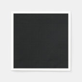 Schwarz gefärbt Tiny Polka Dot Textur b3 Serviette (Vorderseite)