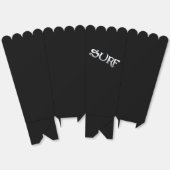 Schwarz gekachelte Popcorn-Boxen Geschenkschachtel (Ungeklappt)