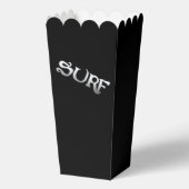 Schwarz gekachelte Popcorn-Boxen Geschenkschachtel (Vorderseite)