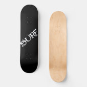 Schwarz gekachelte Skateboard (Vorderseite)