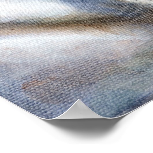 Schwarz gekappte Chickadekunst Printwerbung Poster (Ecke)