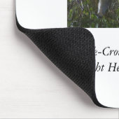 Schwarz-Gekrönter Nachtreiher Mousepad (Ecke)