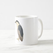Schwarz-gekrönter Nachtreiher-Vogel Kaffeetasse (VorderseiteRechts)