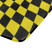 Schwarz-Gelb-Bayern Diamantfahne-Muster Schneidebrett (Ecke)
