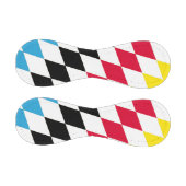 Schwarz-Gelb-Blau-Bayern Diamantfarben-Muster Baseball (Paneele)