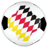 Schwarz-Gelb-Blau-Bayern Diamantfarben-Muster Fußball (Gedreht)