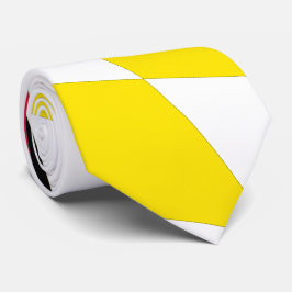 Schwarz-Gelb-Blau-Bayern Diamantfarben-Muster Krawatte