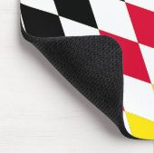 Schwarz-Gelb-Blau-Bayern Diamantfarben-Muster Mousepad (Ecke)