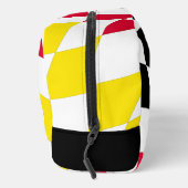 Schwarz-Gelb-Blau-Bayern Diamantfarben-Muster Waschbeutel (Rechts)