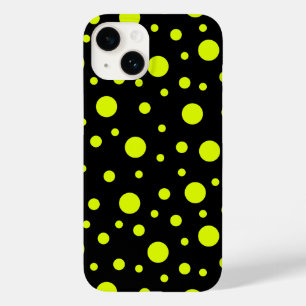Schwarz-Gelb-Eleganz Case-Mate iPhone 14 Hülle