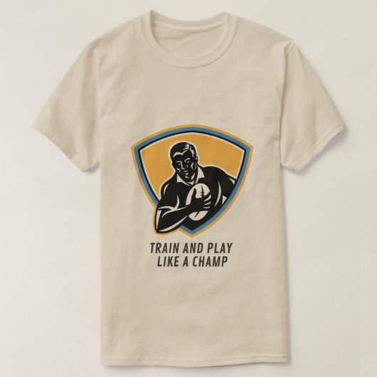 Schwarz-Gelb-Fußball T-Shirt (Design vorne)