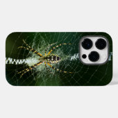 Schwarz-Gelb-Gartenspinne Case-Mate iPhone Hülle (Rückseite (Horizontal))