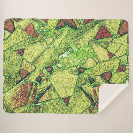 Schwarz-gelb gestrichene vulkanische Steinkonstruk Sherpadecke