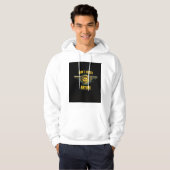 Schwarz-Gelb-Hoodies-Design Hoodie (Vorne ganz)