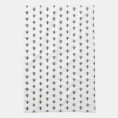 Schwarz-Gelb-Hummertuch Geschirrtuch (Vertikal)