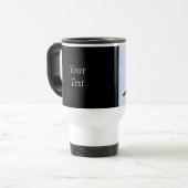 Schwarz-gelb-kappte Chickade-Tasse Reisebecher (Vorderseite Links)