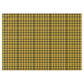 Schwarz Gelb Kariert Tischdecke (Vorderseite (Horizontal))