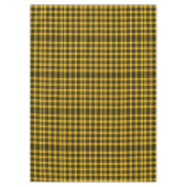 Schwarz Gelb Kariert Tischdecke (Vorderseite)