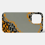 Schwarz-Gelb-Leoparden Case-Mate iPhone Hülle (Rückseite (Horizontal))