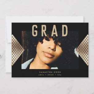 Schwarz-Gelb Moderne geometrische Goldschmiedetafe Ankündigung