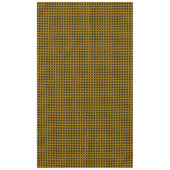 Schwarz-Gelb Modernes Stadtmuster Tischdecke (Vorderseite)