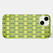 Schwarz-Gelb-Muster Case-Mate iPhone Hülle (Rückseite (Horizontal))