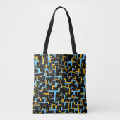 Schwarz-Gelb-Muster der digitalen Camouflage Tasche (Vorderseite)