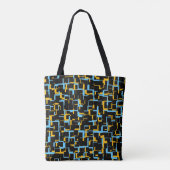 Schwarz-Gelb-Muster der digitalen Camouflage Tasche (Rückseite)