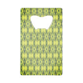 Schwarz-Gelb-Muster Geldbeutel Flaschenöffner (Vorderseite)