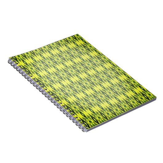 Schwarz-Gelb-Muster Notizblock (Rechte Seite)