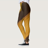 Schwarz-Gelb-MusterLeggings Leggings (Links)