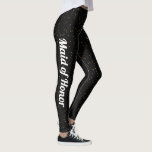 Schwarz-Gelb-Punkte-Muster-Party Leggings<br><div class="desc">Schwarz Gelbe Punkte Muster Leggings mit schicken,  gelben Punkten und Name in Weiß. Verwenden Sie die Option Vorlage personalisieren,  um den Text zu ändern | Verwenden Sie weitere Optionen,  um den Textstil,  die Textgröße und -farbe bei Bedarf zu ändern. Wenn Sie keinen Text benötigen,  löschen Sie ihn.</div>