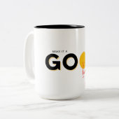 Schwarz-Gelb-Rot machen einen guten Tag Tasse (Vorderseite Links)