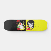 Schwarz-Gelb-Skateboard Skateboard (Horizontal)