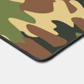 Schwarz-Gelb-und Brauntönchen-Muster Schreibtischunterlage (Ecke)