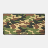 Schwarz-Gelb-und Brauntönchen-Muster Schreibtischunterlage (Vorderseite)