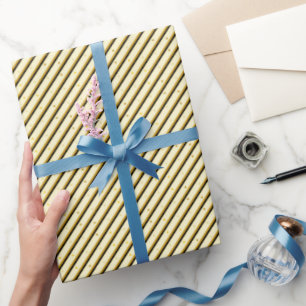 Schwarz Gelbe Funken Geschenkpapier