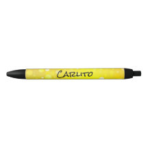 Schwarz-Gelbe Kreise Textink-Pen