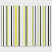 Schwarz-gelbe, weiße und graue Streifen Geschenkpapier (Flach)